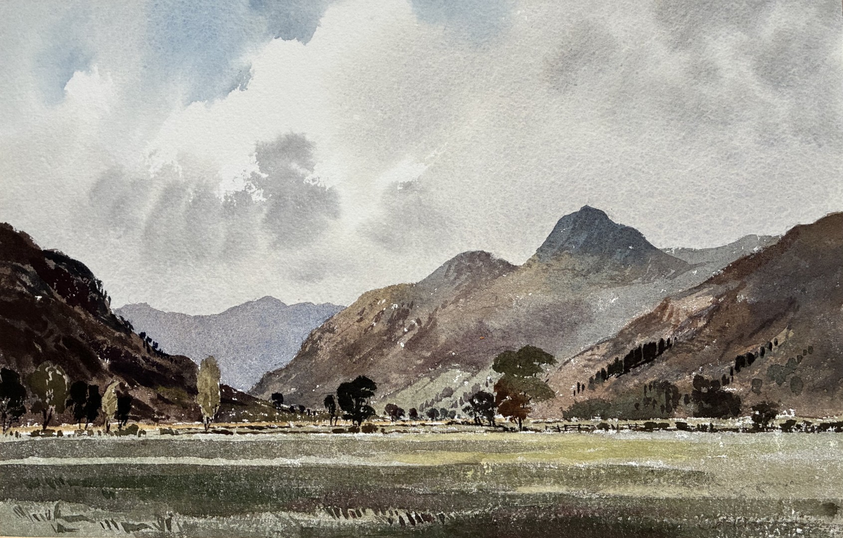 Langdale Pikes from Great Langdale